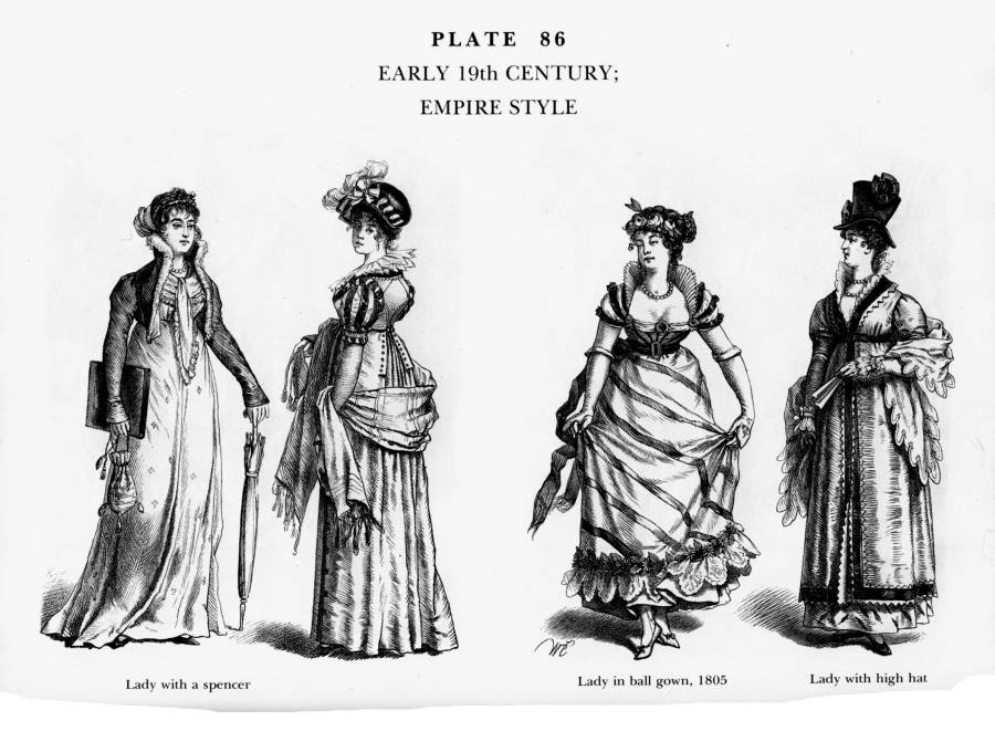 Planche 86a Debut XIXe Siecle - Empire - Early 19Th Century Empire Sytle.jpg